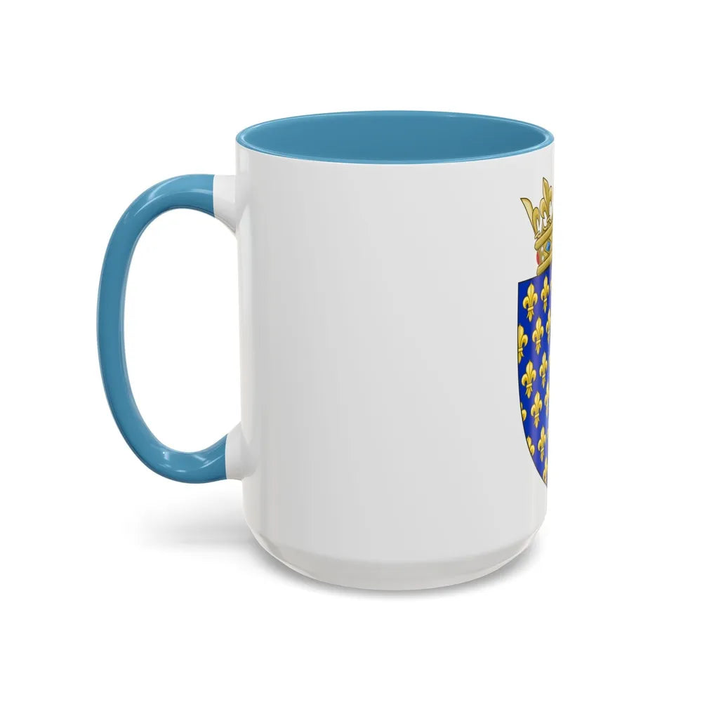 Arms of the Kingdom of France & Navarre - Accent Coffee Mug-Go Mug Yourself