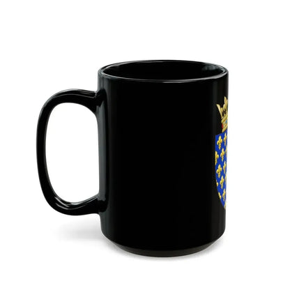 Arms of the Kingdom of France & Navarre - Black Coffee Mug - Go Mug Yourself