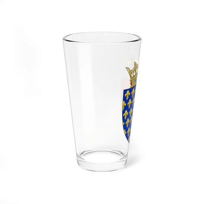 Arms of the Kingdom of France & Navarre - Pint Glass 16oz-Go Mug Yourself