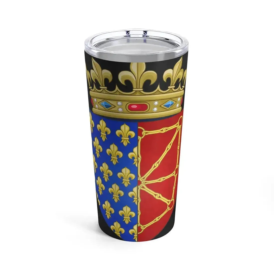 Arms of the Kingdom of France & Navarre - Tumbler 20oz 20oz - Go Mug Yourself