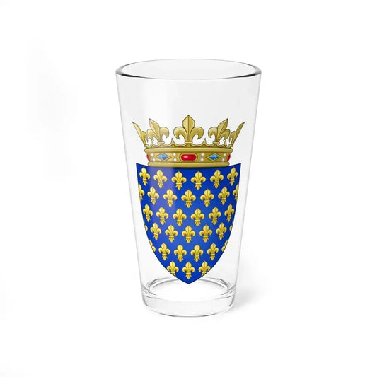 Arms of the Kingdom of France - Pint Glass 16oz 16oz - Go Mug Yourself