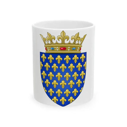Arms of the Kingdom of France - White Coffee Mug 11oz - Go Mug Yourself