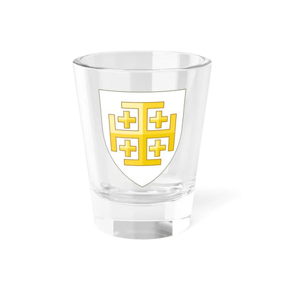 Arms of the Kingdom of Jerusalem (Spain) (Coat of Arms) Shot Glass 1.5oz 1.5oz - Go Mug Yourself