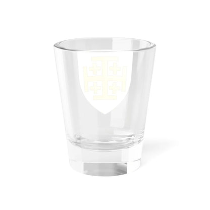 Arms of the Kingdom of Jerusalem (Spain) (Coat of Arms) Shot Glass 1.5oz - Go Mug Yourself