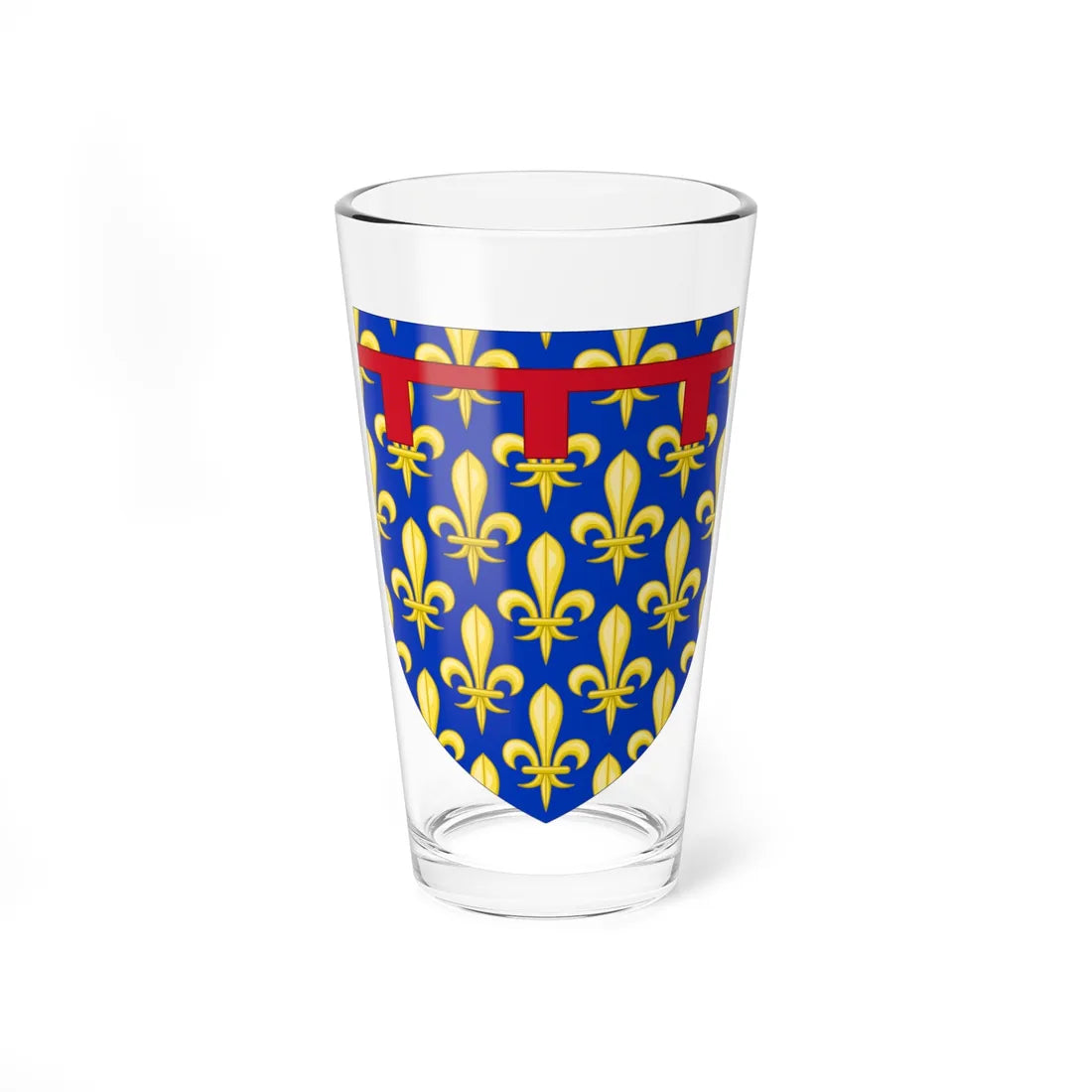 Arms of the Kingdom of Naples (Spain) (Coat of Arms) Pint Glass 16oz 16oz - Go Mug Yourself