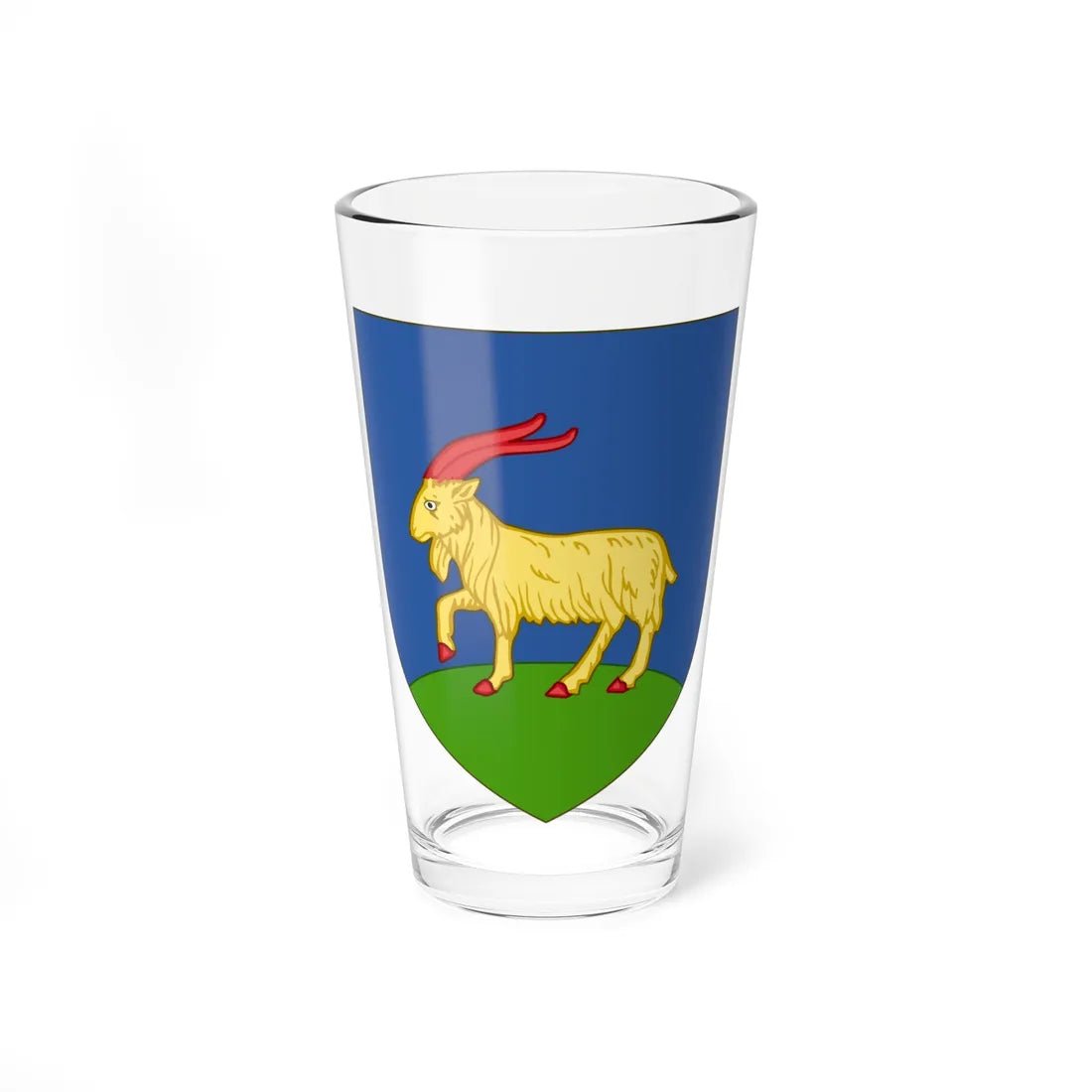 Arms of the Margraviate of Istria (Italy) (Coat of Arms) Pint Glass 16oz 16oz - Go Mug Yourself