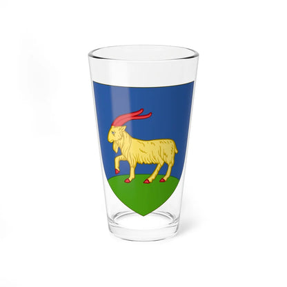 Arms of the Margraviate of Istria (Italy) (Coat of Arms) Pint Glass 16oz 16oz - Go Mug Yourself
