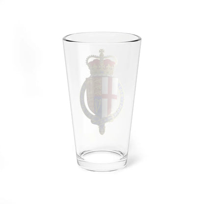 Arms of the Most Noble Order of the Garter Royal Arms Variant (United Kingdom) (Coat of Arms) Pint Glass 16oz - Go Mug Yourself
