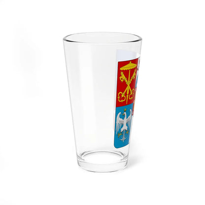 Arms of the Napoleonic Kingdom of Italy (Italy) (Coat of Arms) Pint Glass 16oz - Go Mug Yourself