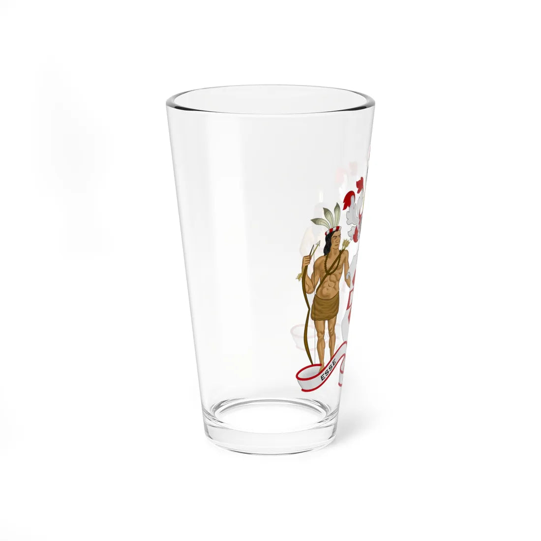 Arms of the North Carolina Senate (United States) (Coat of Arms) Pint Glass 16oz - Go Mug Yourself