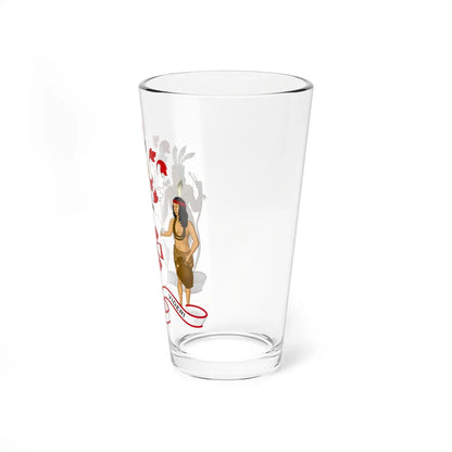 Arms of the North Carolina Senate (United States) (Coat of Arms) Pint Glass 16oz - Go Mug Yourself