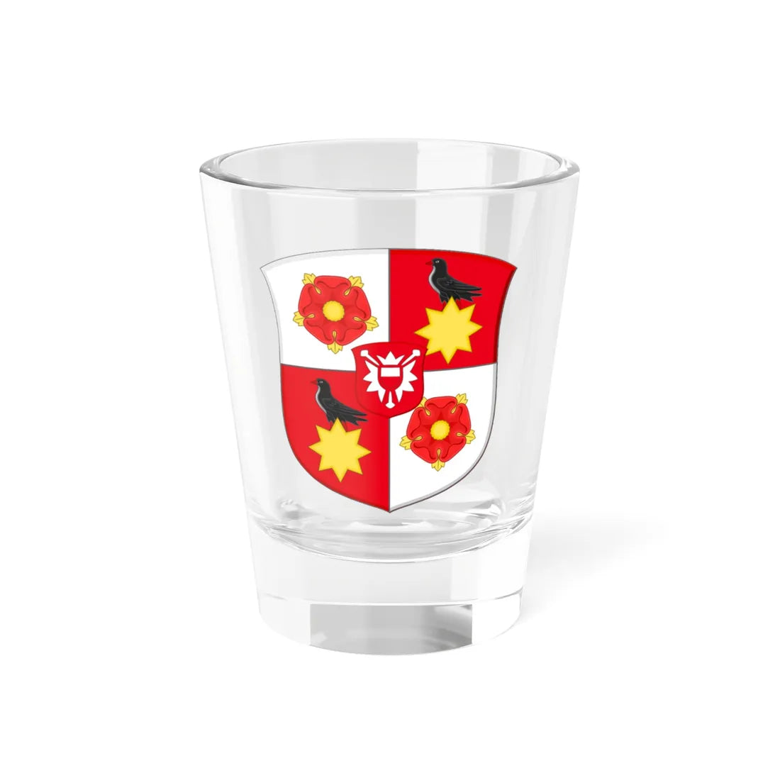 Arms of the Principality of Schaumburg-Lippe (Germany) (Coat of Arms) Shot Glass 1.5oz 1.5oz - Go Mug Yourself