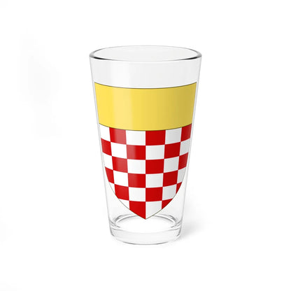 Arms of the Redivo family (Italy) (Coat of Arms) Pint Glass 16oz 16oz - Go Mug Yourself