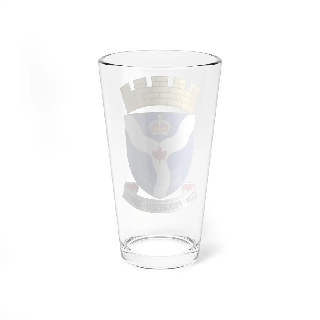 Arms of the Regional Municipality of Ottawa-Carleton (Canada) (Coat of Arms) Pint Glass 16oz - Go Mug Yourself