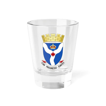 Arms of the Regional Municipality of Ottawa-Carleton (Canada) (Coat of Arms) Shot Glass 1.5oz 1.5oz - Go Mug Yourself
