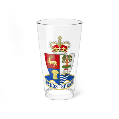 Arms of the Regional Municipality of York (Canada) (Coat of Arms) Pint Glass 16oz 16oz - Go Mug Yourself