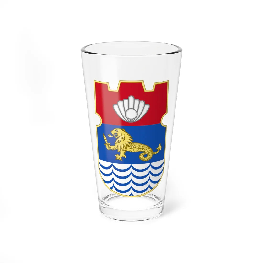 Arms of the Seal of Manila Philippines (Philippines) (Coat of Arms) Pint Glass 16oz - Go Mug Yourself
