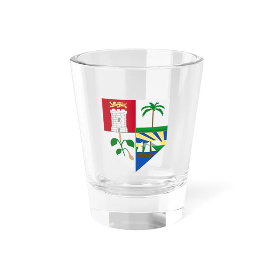 Arms of the Straits Settlements (Singapore) (Coat of Arms) Shot Glass 1.5oz 1.5oz - Go Mug Yourself