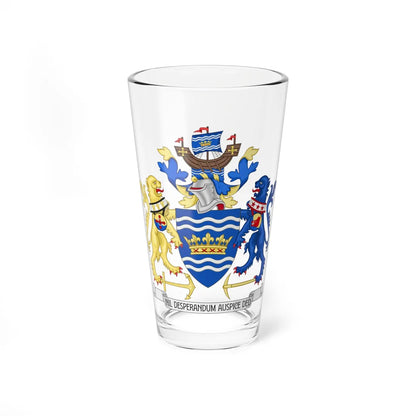 Arms of the Sunderland City Council (England) (Coat of Arms) Pint Glass 16oz 16oz - Go Mug Yourself