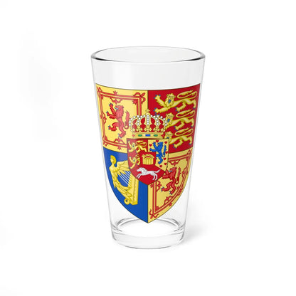 Arms of the United Kingdom in Scotland 1816-1837 (United Kingdom) (Coat of Arms) Pint Glass 16oz 16oz - Go Mug Yourself