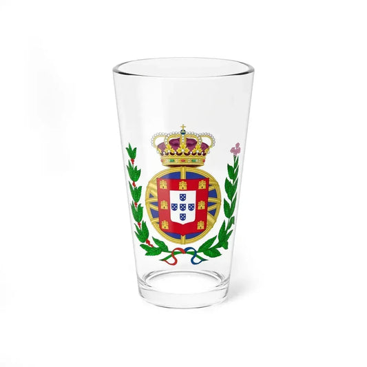 Arms of the United Kingdom of Portugal, Brazil and the Algarves (1815-1825) - Pint Glass 16oz 16oz - Go Mug Yourself