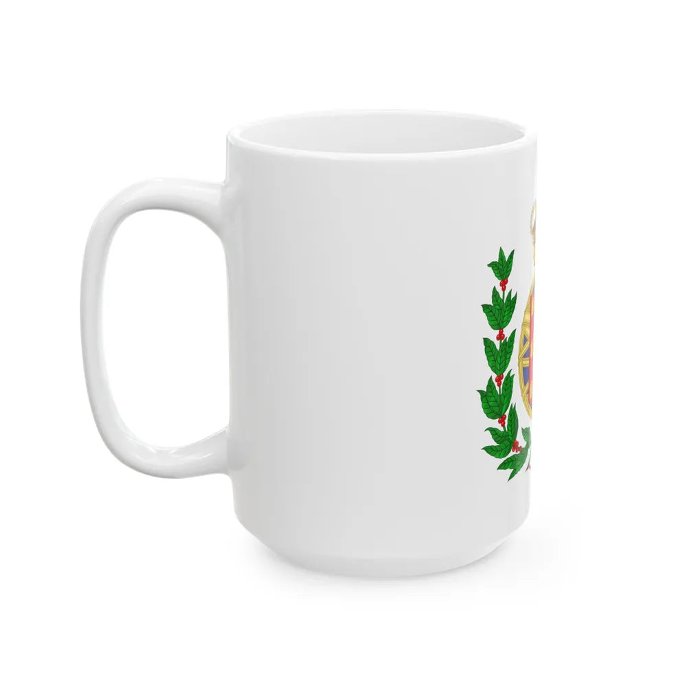 Arms of the United Kingdom of Portugal, Brazil and the Algarves (1815-1825) - White Coffee Mug-Go Mug Yourself