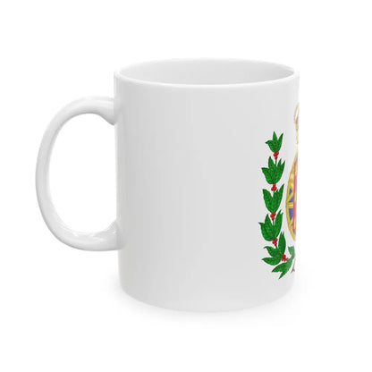 Arms of the United Kingdom of Portugal, Brazil and the Algarves (1815-1825) - White Coffee Mug-Go Mug Yourself