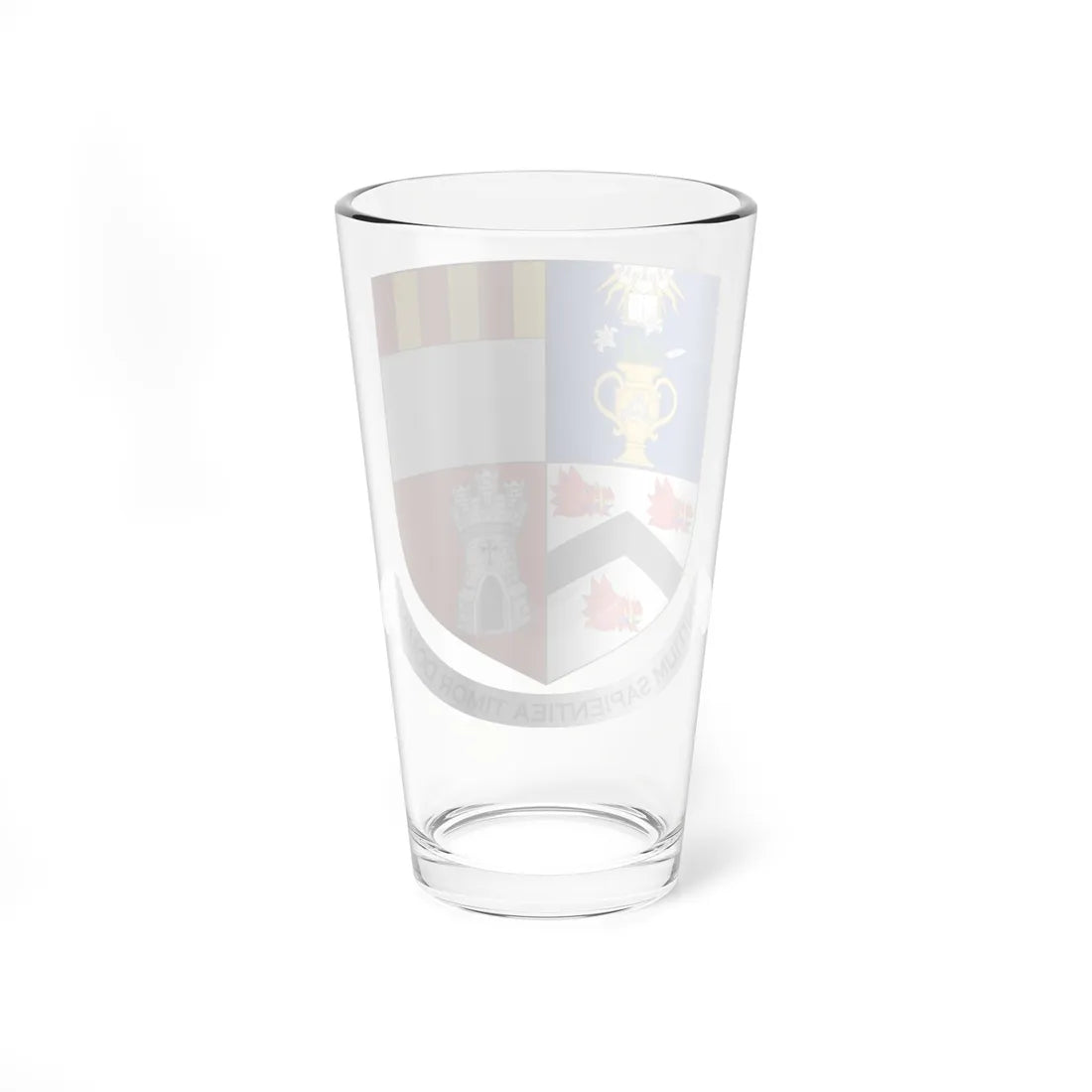 Arms of the University of Aberdeen (Scotland) (Coat of Arms) Pint Glass 16oz - Go Mug Yourself