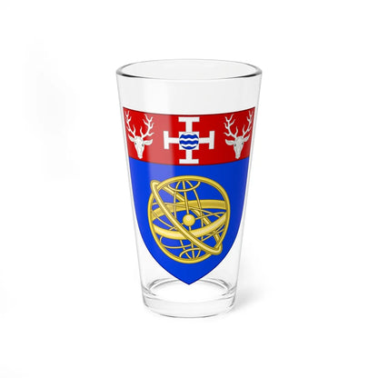 Arms of the University of Derby Escutcheon Only (United Kingdom) (Coat of Arms) Pint Glass 16oz 16oz - Go Mug Yourself