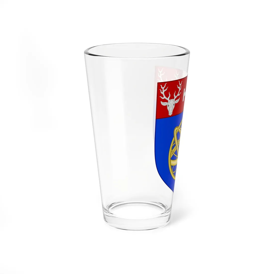 Arms of the University of Derby Escutcheon Only (United Kingdom) (Coat of Arms) Pint Glass 16oz - Go Mug Yourself