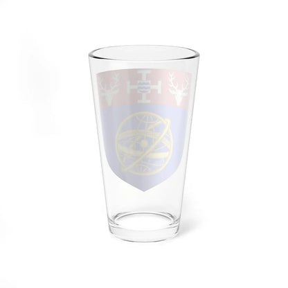 Arms of the University of Derby Escutcheon Only (United Kingdom) (Coat of Arms) Pint Glass 16oz - Go Mug Yourself