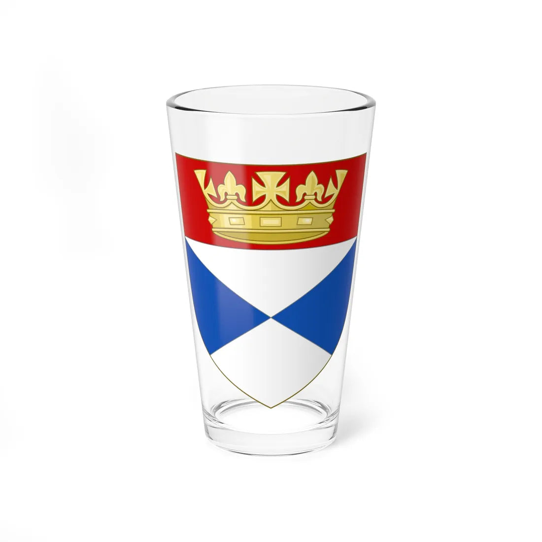 Arms of the University of Dundee (Scotland) (Coat of Arms) Pint Glass 16oz 16oz - Go Mug Yourself