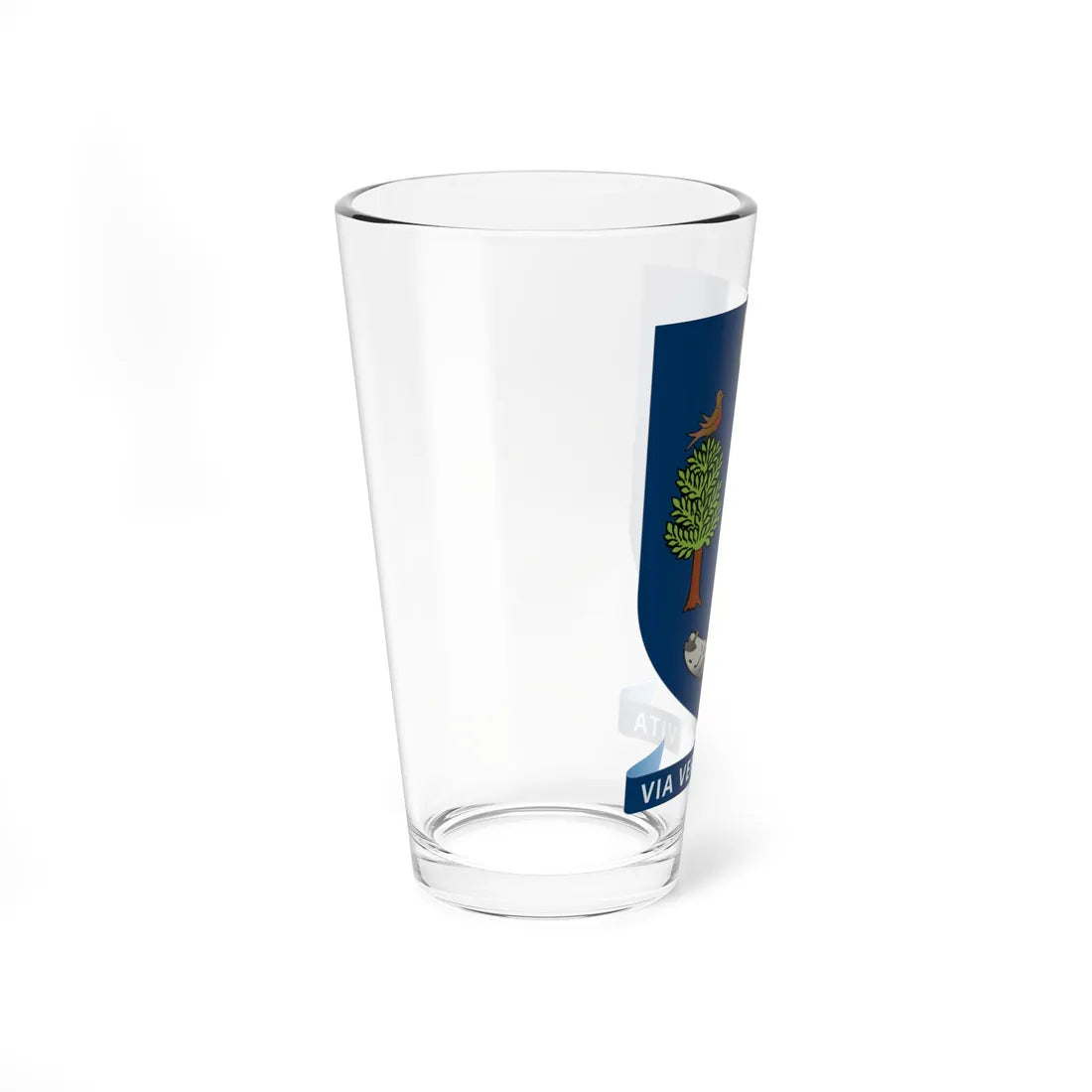 Arms of the University of Glasgow (Scotland) (Coat of Arms) Pint Glass 16oz - Go Mug Yourself