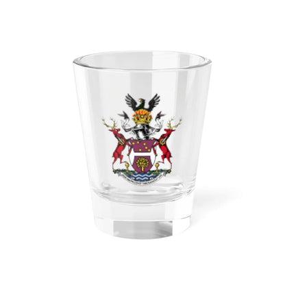 Arms of the University of Hertfordshire (United Kingdom) (Coat of Arms) Shot Glass 1.5oz 1.5oz - Go Mug Yourself