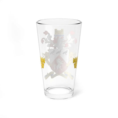 Arms of the University of Kent (United Kingdom) (Coat of Arms) Pint Glass 16oz - Go Mug Yourself