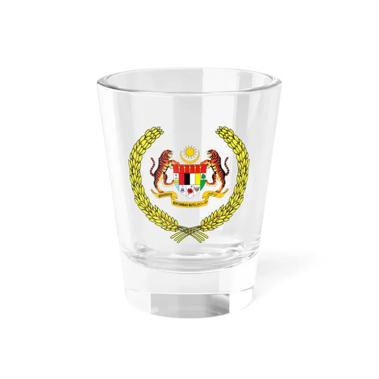 Arms of the Yang di-Pertuan Agong of Malaysia - Shot Glass 1.5oz 1.5oz - Go Mug Yourself