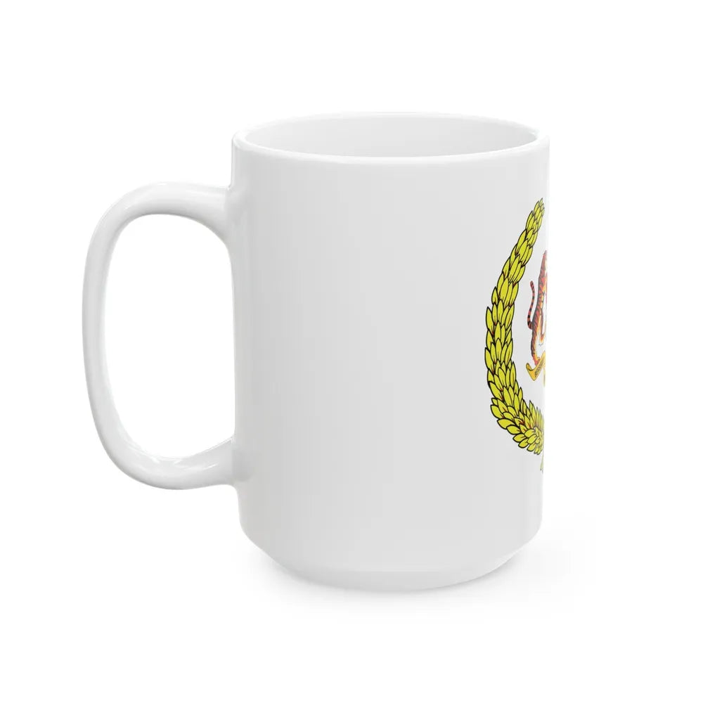 Arms of the Yang di-Pertuan Agong of Malaysia - White Coffee Mug-Go Mug Yourself