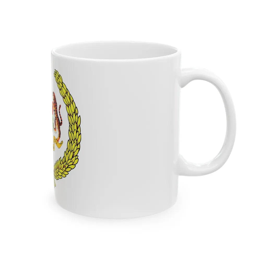 Arms of the Yang di-Pertuan Agong of Malaysia - White Coffee Mug-Go Mug Yourself