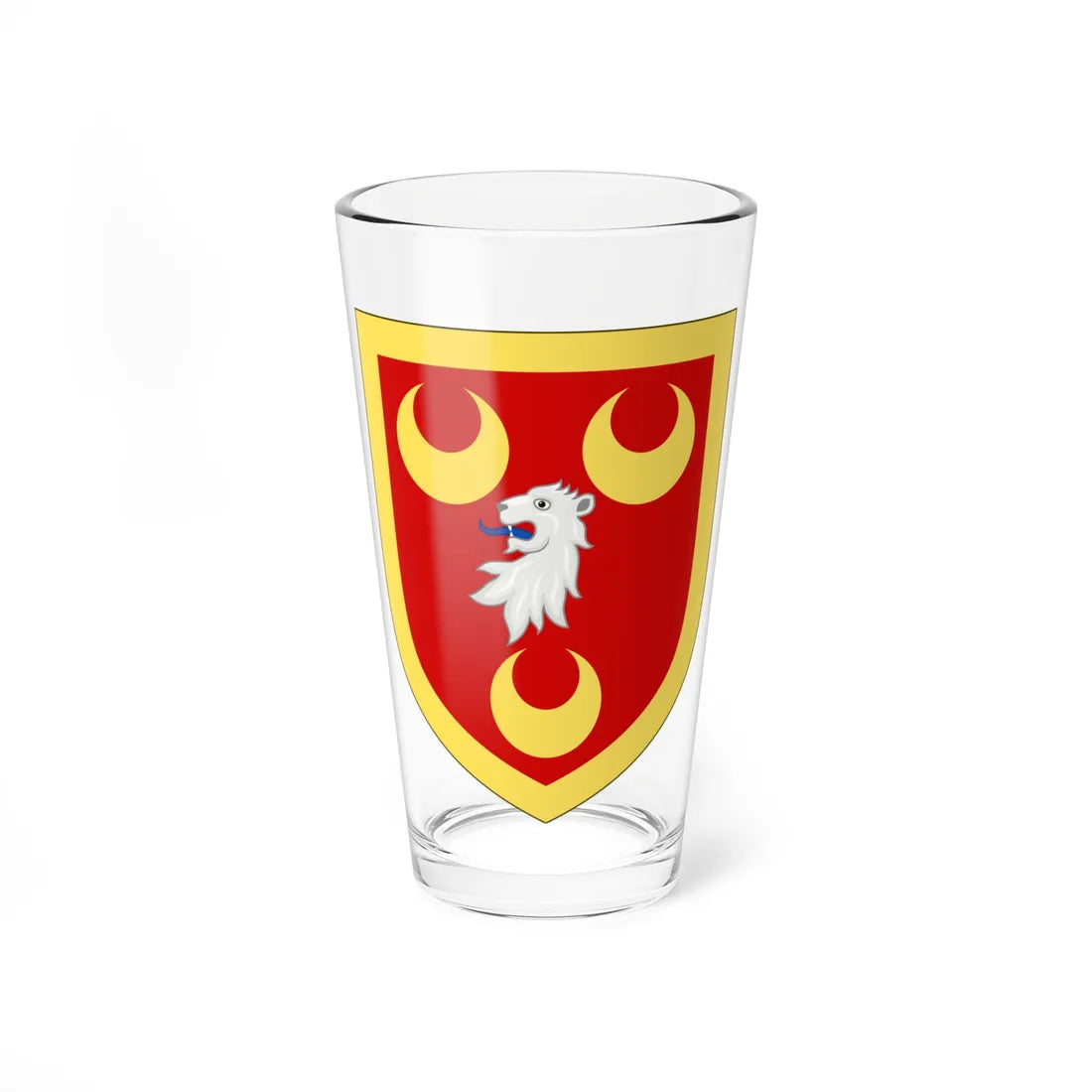 Arms of Tytler of Woodhouselee (Scotland) (Coat of Arms) Pint Glass 16oz 16oz - Go Mug Yourself