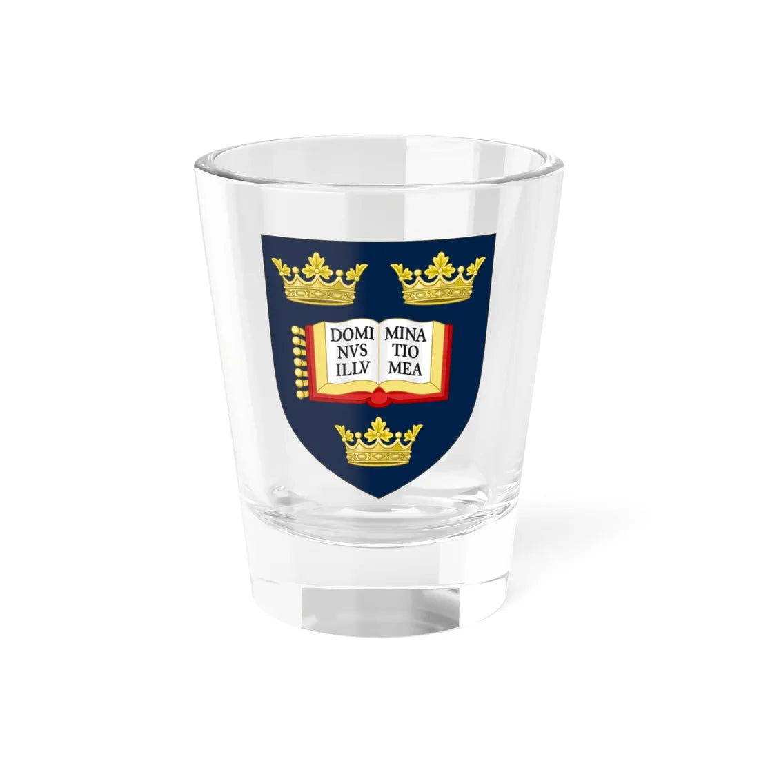 Arms of University of Oxford (England) (Coat of Arms) Shot Glass 1.5oz 1.5oz - Go Mug Yourself