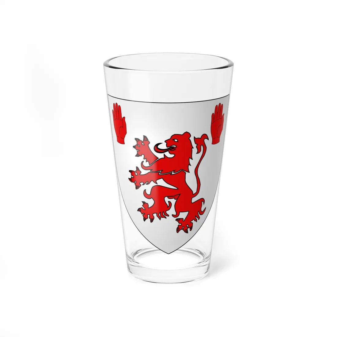 Arms of Valerio Magawly-Cerati (Ireland) (Coat of Arms) Pint Glass 16oz - Go Mug Yourself