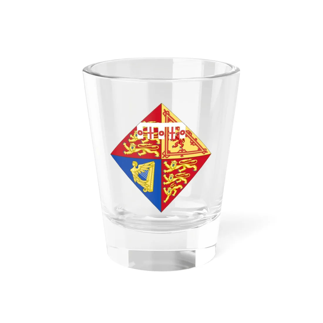 Arms of Victoria of the United Kingdom (United Kingdom) (Coat of Arms) Shot Glass 1.5oz 1.5oz - Go Mug Yourself