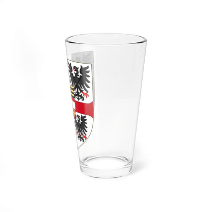 Arms of Vincenzo I Gonzaga Duke of Mantua (Italy) (Coat of Arms) Pint Glass 16oz - Go Mug Yourself