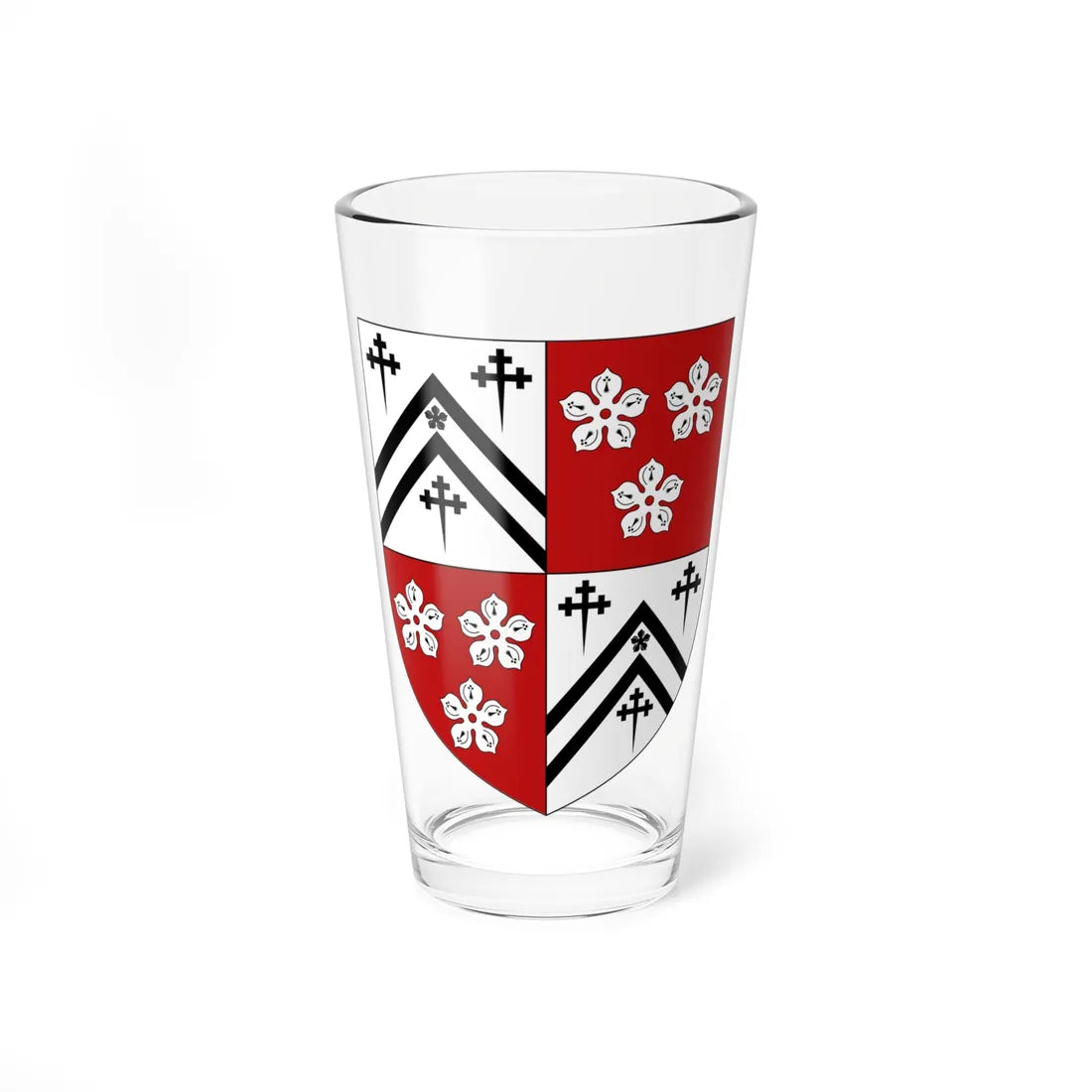 Arms of Viscount Boyne (Scotland) (Coat of Arms) Pint Glass 16oz 16oz - Go Mug Yourself