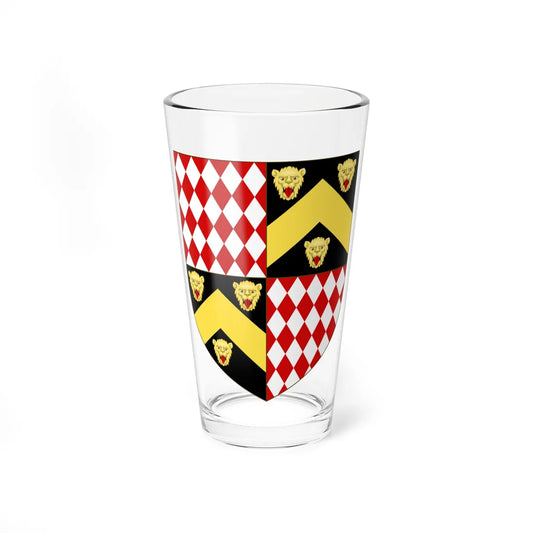 Arms of Wentworth-Fitzwilliam (England) (Coat of Arms) Pint Glass 16oz 16oz - Go Mug Yourself