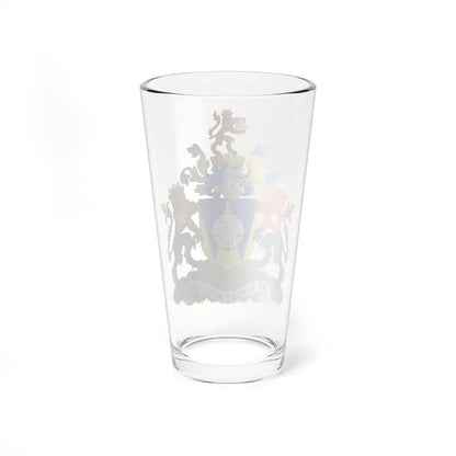 Arms of West Yorkshire Metropolitan County Council (England) (Coat of Arms) Pint Glass 16oz - Go Mug Yourself