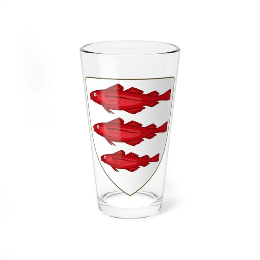 Arms of Westerly Rhode Island (United States) (Coat of Arms) Pint Glass 16oz 16oz - Go Mug Yourself