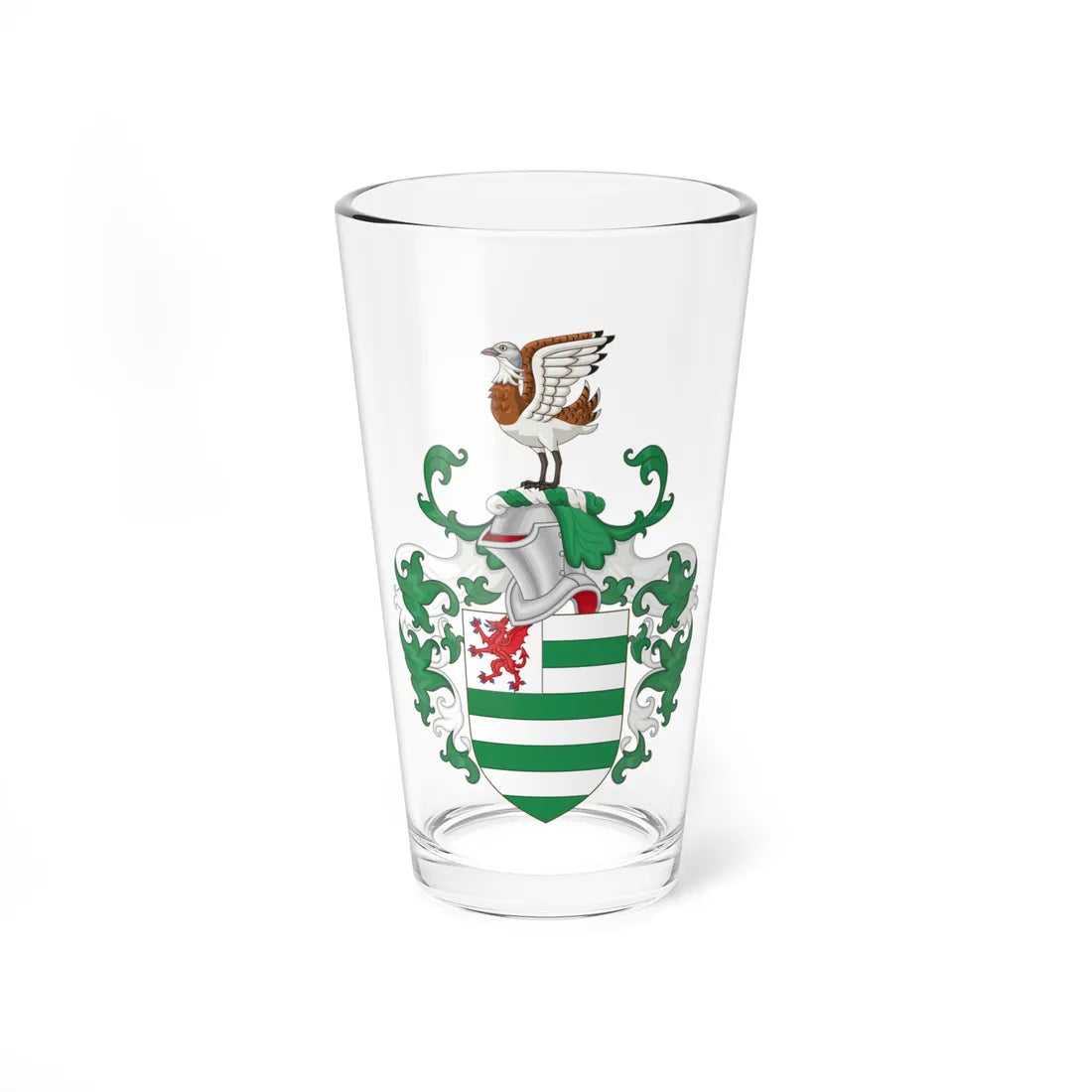 Arms of Wiltshire County Council (England) (Coat of Arms) Pint Glass 16oz 16oz - Go Mug Yourself
