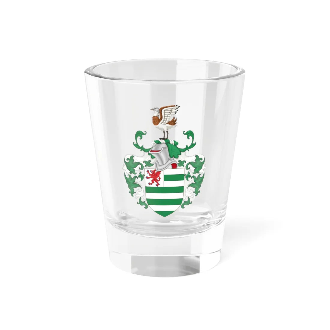 Arms of Wiltshire County Council (England) (Coat of Arms) Shot Glass 1.5oz 1.5oz - Go Mug Yourself