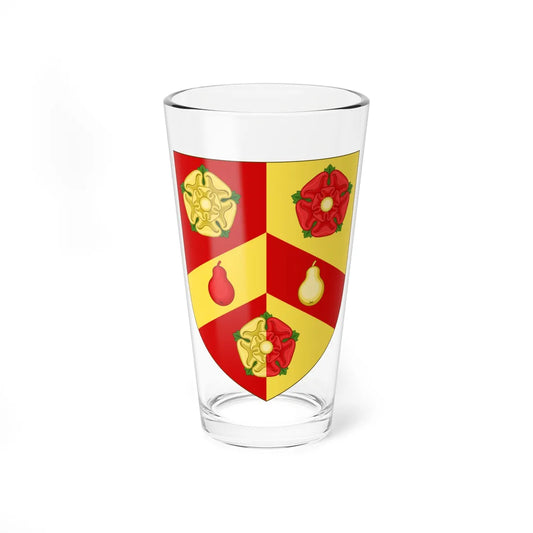 Arms of Wolfson College Oxford (England) (Coat of Arms) Pint Glass 16oz 16oz - Go Mug Yourself